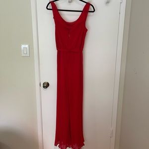 Red Bebe Jumpsuit. Women’s size 8